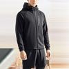 Anta Training Series Solid Color Casual Hooded Long Sleeve Jacket Men Jacket Black 152147711-5
