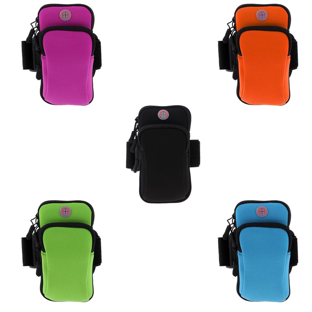 Sports Arm Band Neoprene Running Armband Bag Waterproof Phone Holder Pouch Cover for Gym Exercise