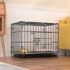 Foldable Metal Dog & Cat Cage for Home, Indoor/Outdoor, Car or Rescue Use