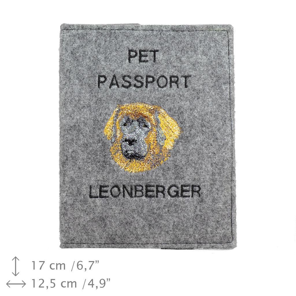 Leonberger – Dog passport case, document case | Art-Dog