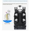 20 Inch Ladies Rolling Backpack Carry-on Laptop Bag Wheeled Schoolbag Trolley Luggage