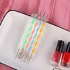 Nail Art Brushes Kit 5Pcs Professional, Double-Head Acrylic Drawing Pen Manicure Design Tool