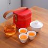 Changbaosen Portable Ceramic Travel Tea Set