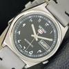 5 AUTOMATIC JAPAN VINTAGE 6319A MENS ARABIC BLACK DIAL WATCH A702530-1 R126-a702530