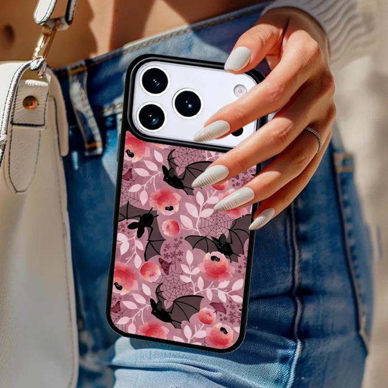 Twilight Bat Halloween Phone Case For iPhone 17 Air 14 15 13 12 Max Cover For Apple 16e 11 Pro Max Plus Coque