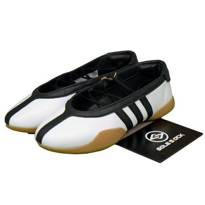 Taekwondo Mei Cloud White Core Black Gum Ballet Shoes JR7030 Women's Size