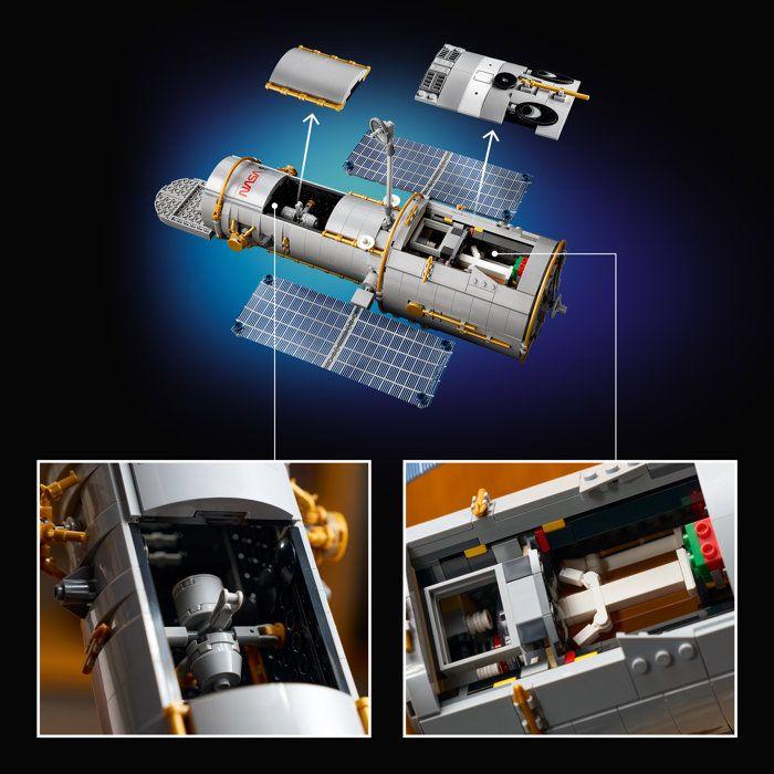 LEGO Icons 11382 - The Hubble Space Telescope - Adult DIY Building Set - Gift