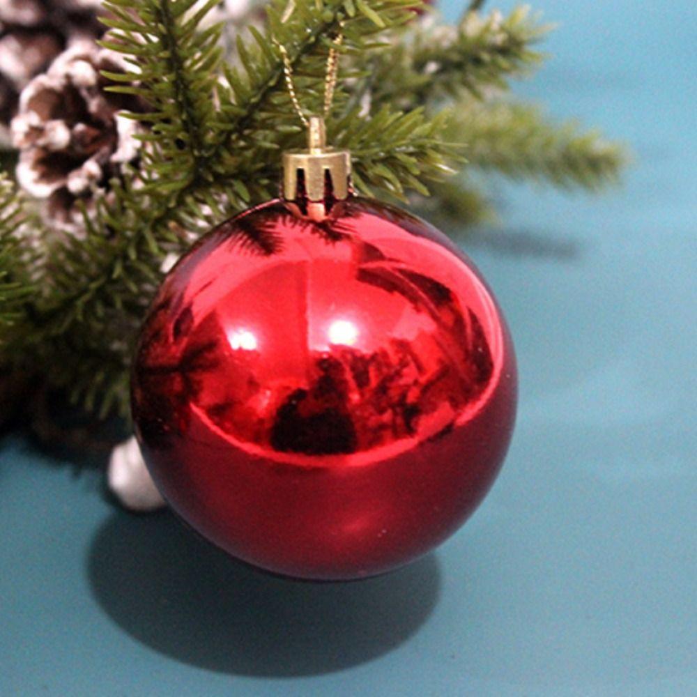 100pcs/box Multiple Colour Xmas Tree Decorative Ball Christmas Ball Gift Box  Ceiling Decoration