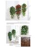 Artificial Rose Vine Wall Hanging for Living Room Decoration