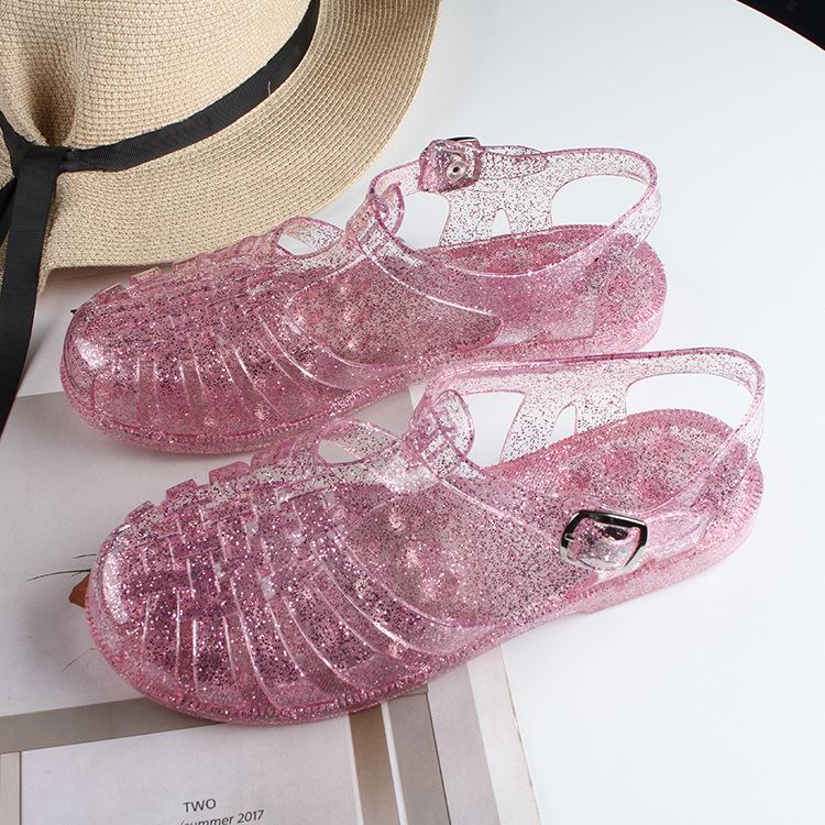 HeliSha Women's Summer Flat Heel Sandals - Stylish Hollowed-Out, Casual Beach Shoes