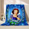 Classic Snow White and The Seven Dwarfs Printed Blanket Gift for Daughter LivingRoom Sofa Bedroom Chair Decor Blanket Multi-Size