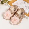 2024 Spring & Autumn Flower Velcro Princess Baby Walker Shoes
