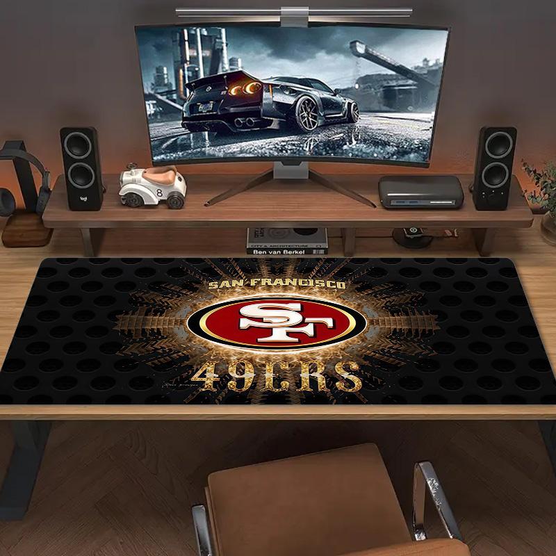 San Francisco 49ers2 Print  Cushion Non-slip Laptop Tablet Big Mousepad XXL Mat Mini PC Playmat With Lock edge