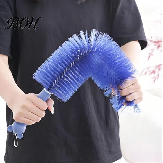 Extendable Duster for High Ceilings Bendable Cleaning Brush, Washable Dust with Flexible Head, Reusable Brush Curtains Effective Lightweight