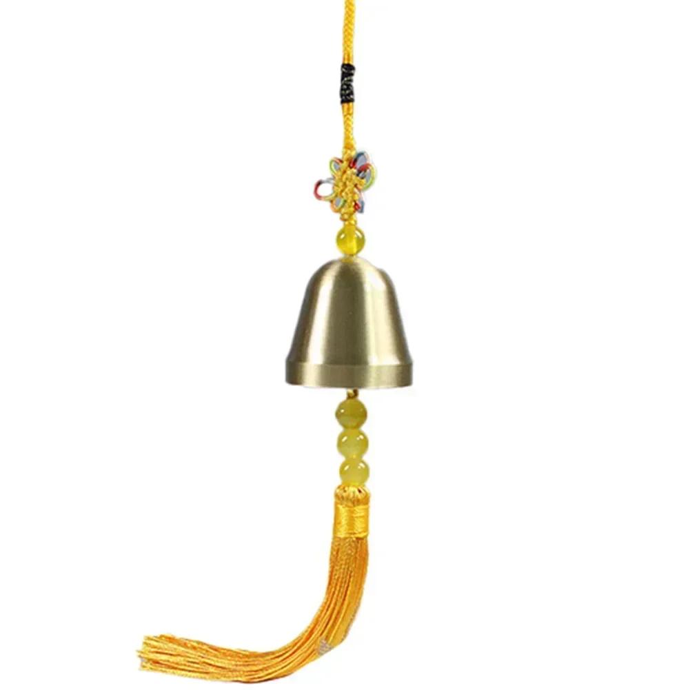 

Chinese Fengshui Brass Bell Copper Decor Wind Chimes For Success And Wealth Door Made Of Copper And Polyester Premium