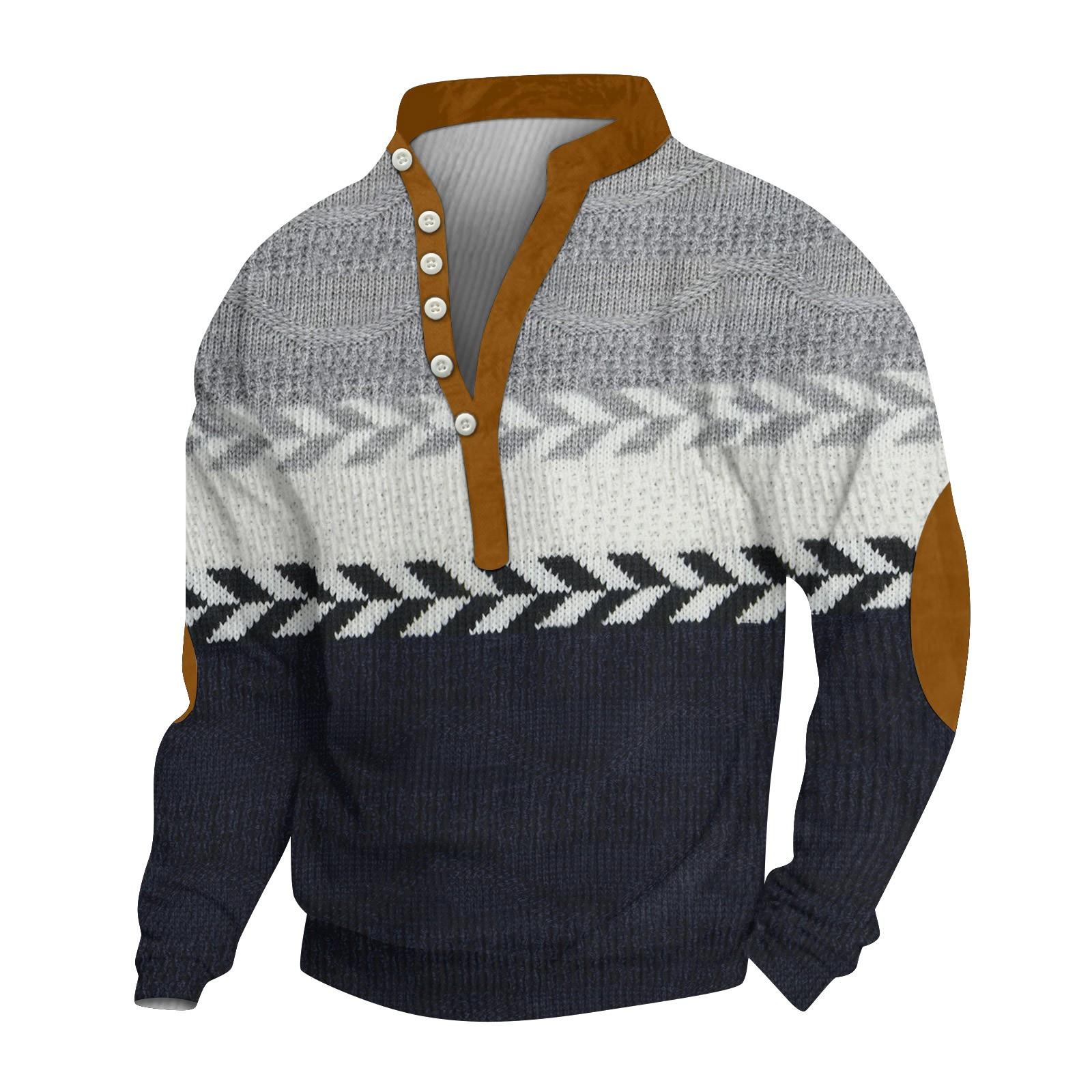 

Мужской вельветовый кардиган с длинными рукавами и шестью пуговицами XXXL чёрный