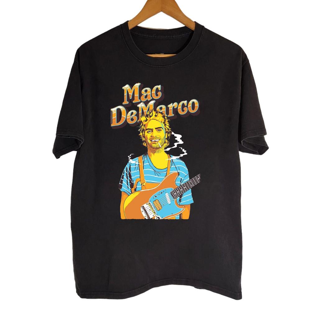 NEW Mac DeMarco Black Cotton All size S-5XL Gift Fan Shirt OM451 Unisex T-Shirt S