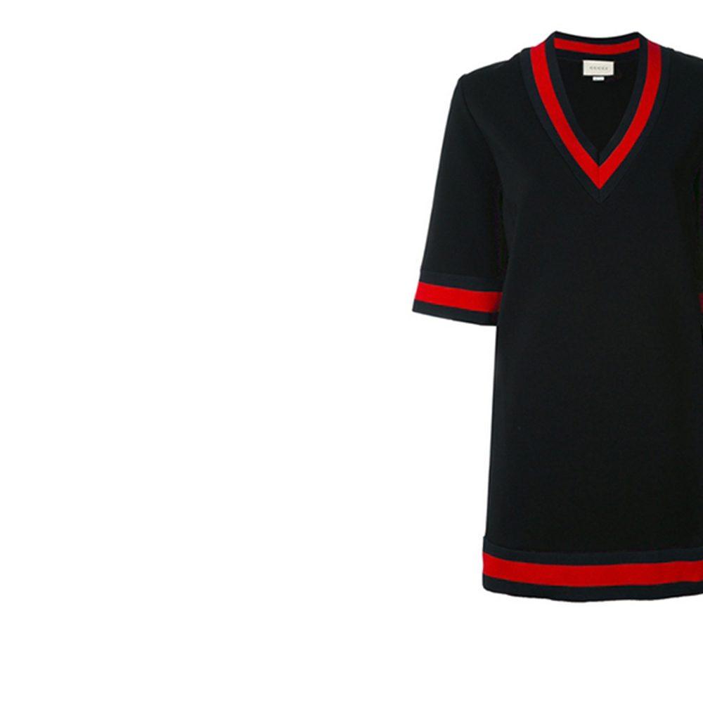 Gucci Short Sleeved Dress Women's Black 470315-X5S34-1301