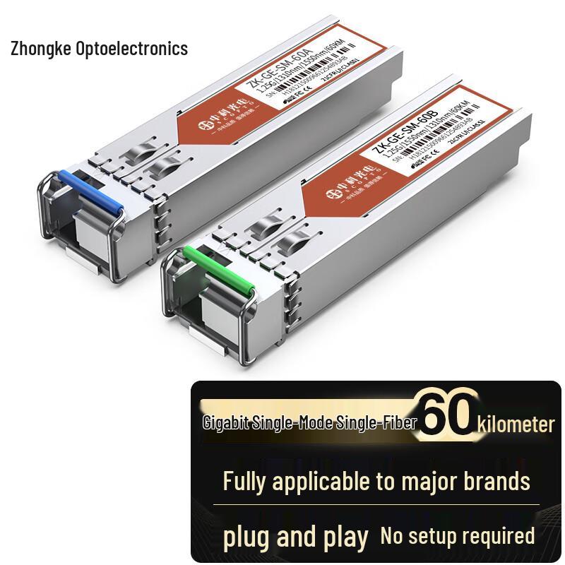 Zhongke Optoelectronics 1.25G Gigabit SFP Optical Transceiver