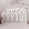 Bunny Molds Silicone Easter Craft Mould Rabbit Holiday Ornament Molds For Candle Holder Insert Plaster Ornament Resin Art Home