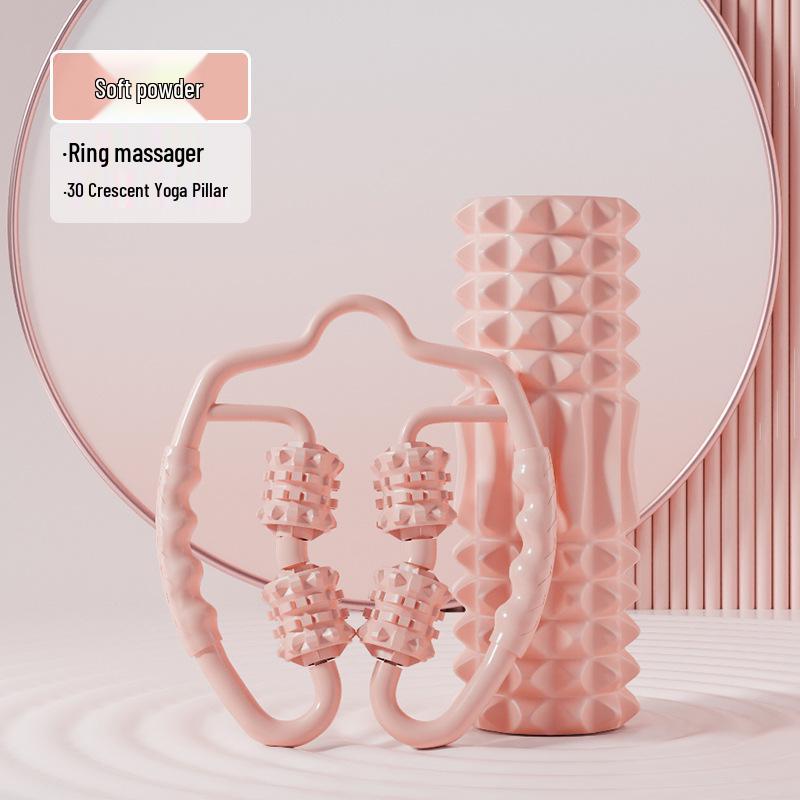 SanFan Yoga Foam Roller Set: Muscle Relaxation, Slim Calves, Wolf Tooth & Fascia Ball Massage Rollers.