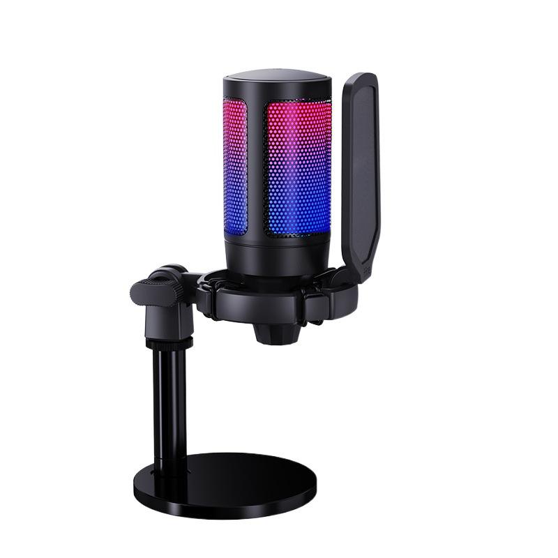 Fifine A6 Radiance RGB Microphone for PC, Phone, Recording, Gaming, Dubbing & Live Streaming
