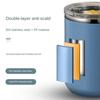 1 ks 450ml hrnek na kávu s uchem víčkem brčkem izolovaný hrnek vakuový nerezový dvouvrstvý velkoobjemový přenosný cestovní