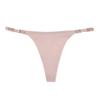 Mutandine sexy da donna Vita bassa Catena di diamanti Intimo Decorazione in metallo G String Perizoma Tentazione femminile Intimo intimo