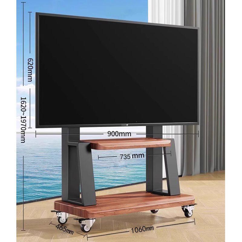 Floor-Standing TV Stand with Wheels for 55-120 Inch Screens
