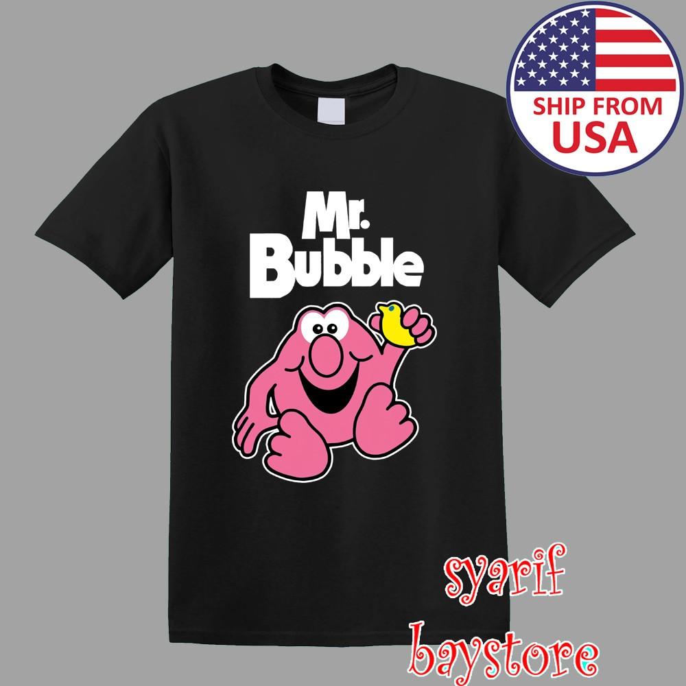 

Mr. Bubble Men#039;s Black Size S to 5XL Unisex T-Shirt M