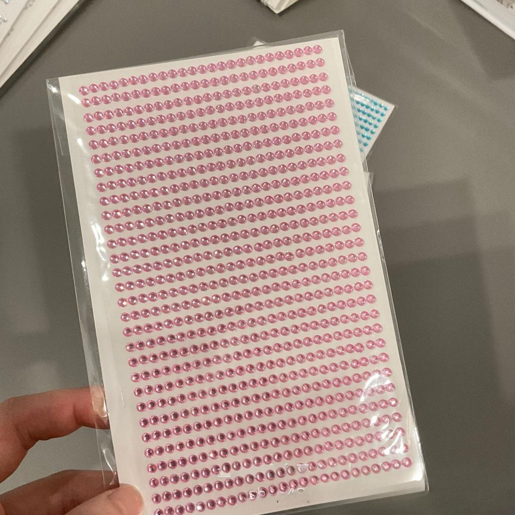 3D Stereo Strass Scrapbook Journal Aufkleber Glänzendes Herz DIY Dekor Aufkleber für Mädchen Koreanische Mode Aufkleber Studentenbedarf