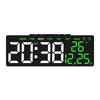LED Alarm Clock - Multifunctional Desktop Clock with Temperature Display & USB Output, Multiple Alarms, Model 6668