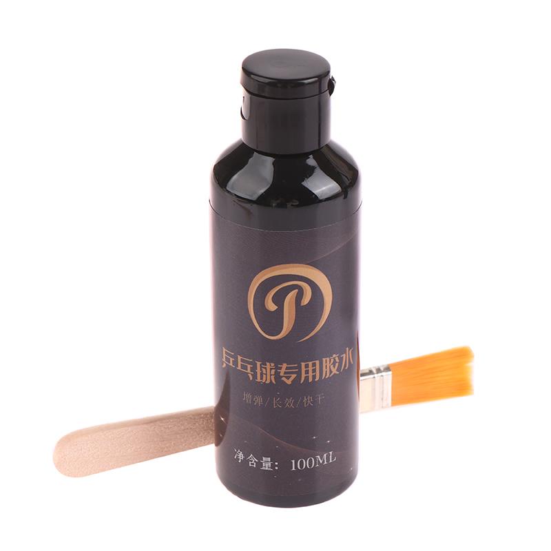 100Ml Table Tennis Glue Professional Rubber Table Tennis Racket Glue With Brush Strong Ping Pong Racket Repair Adhesive