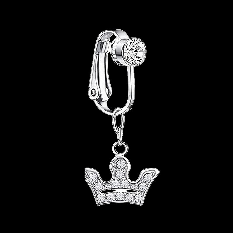 No Piercing Belly Button Clamp Easy To Wear Navel Rings Comfortable Women Body Adornment For Parties And Daily Wear