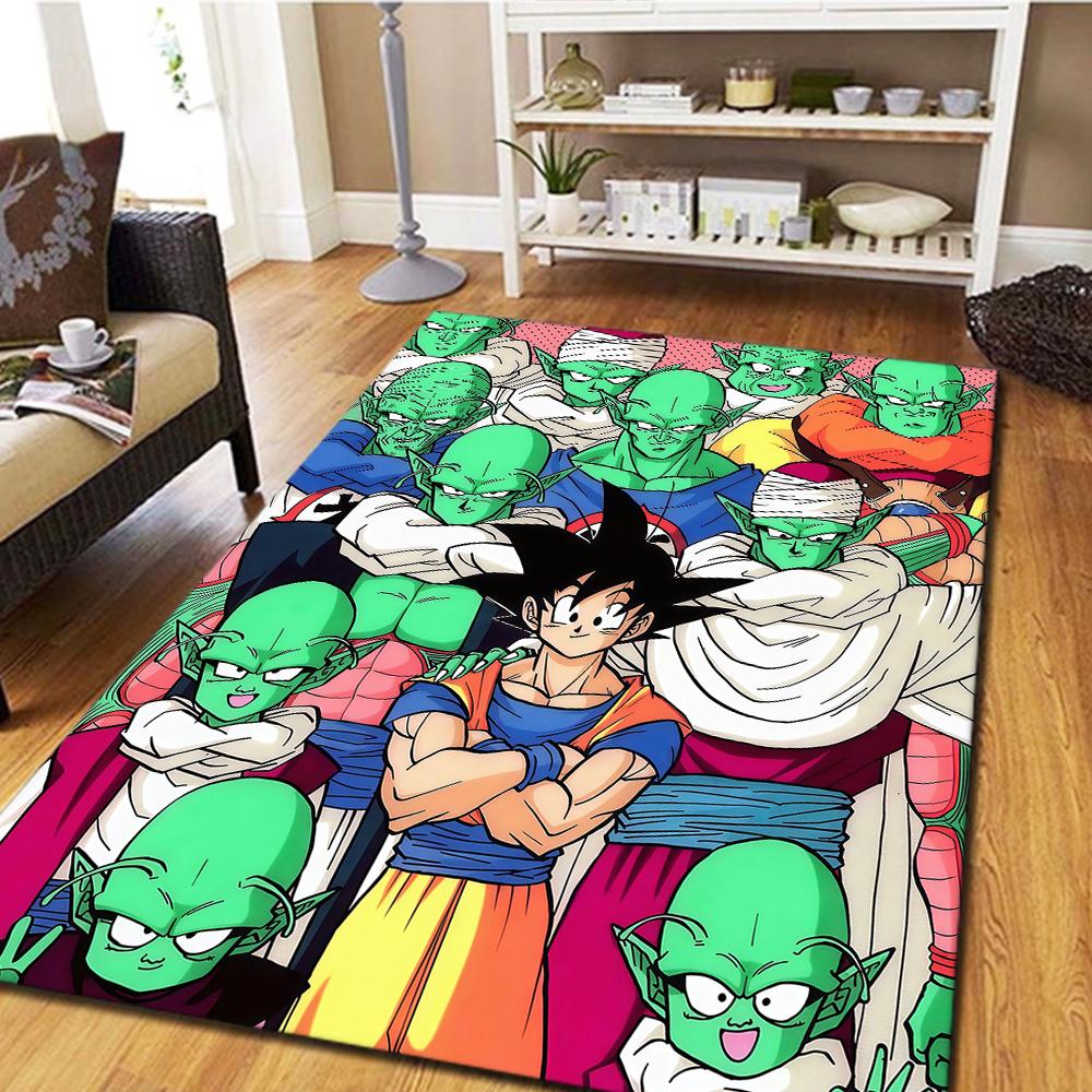 Dragon Ball Piccolo Carpet for Living Room Bedroom, Home Decor Movie Mat Cool Play Floor Mat -HE19