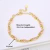 Gold-plated Heart Shape Crystal Cute Animal Bear Adjustable Bracelet Luxury for Women Girls New Fashion Party Jewelry Fine Gift