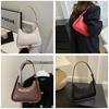 Trendy Korean Style Shoulder Bag For Women 2024 Winter New Stone Pattern