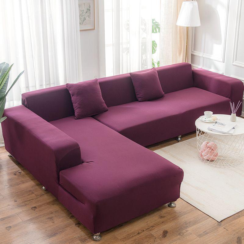 Stretch Sofa Cover Slipcovers Elastic All-inclusive Couch Case for Different Shape Sofa Loveseat Chair L-Style Sofa Case