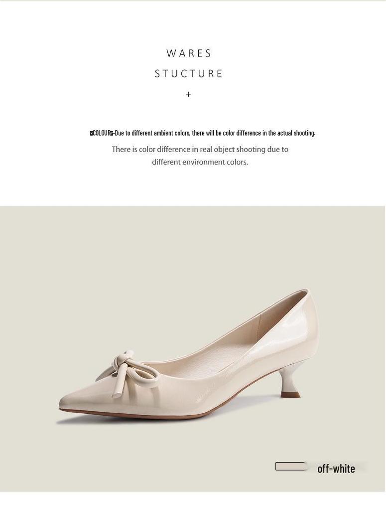 BEIJIANI Damen Stiletto Schleife High Heels - Spitzschuhe Frühling/Herbst