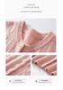 Soft Cashmere Knit Cardigan - Women's Autumn/Winter Solid Color Single-Breasted Cable Knit Round Neck Outerwear