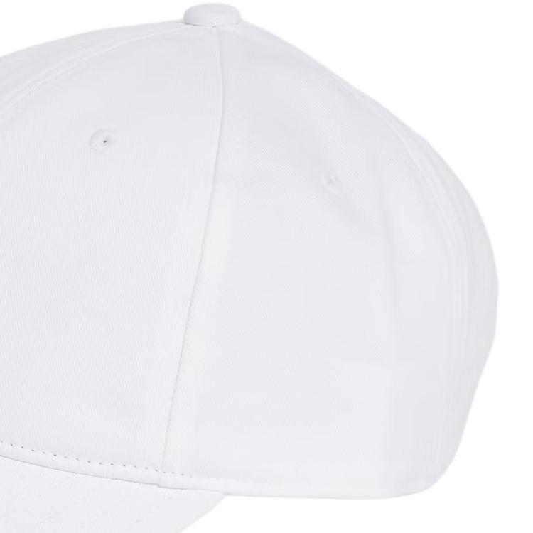 Adidas Klassische Drei-Streifen-Baumwoll-Baseballkappe Unisex Hüte Weiß JC6025