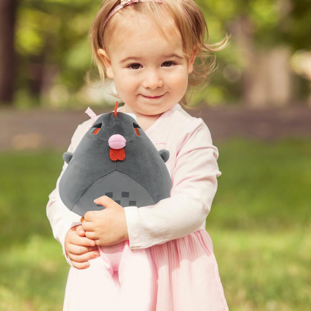 Game Figure Plush Toy Soft PP Cotton Cute Cartoon Hen Stuffed Doll Toy for Home Decoration Birthday Gift