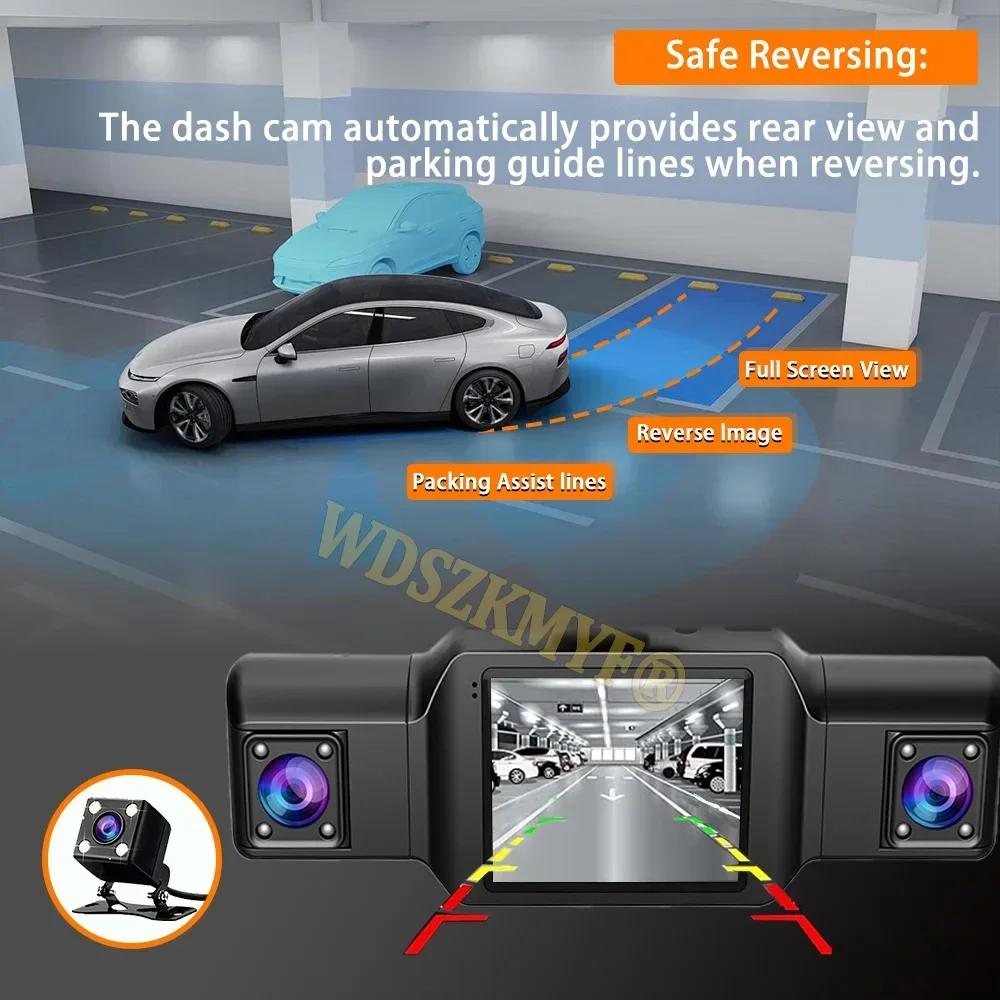 New 4 Lens 360 Degrees Dash Cam Auto WIFI Car DVR 1080P Video Recorder Rear View Camera 24H Parking Monitor Car Assecories
