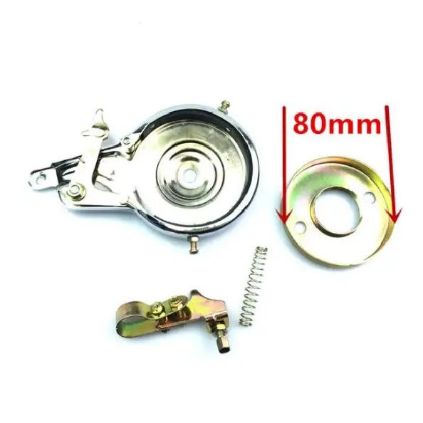 Велосипедный тормозной барабан, тормозной вал, удержание тормоза, задняя ось, электрические автомобильные тормозные колодки, универсальные 80mm