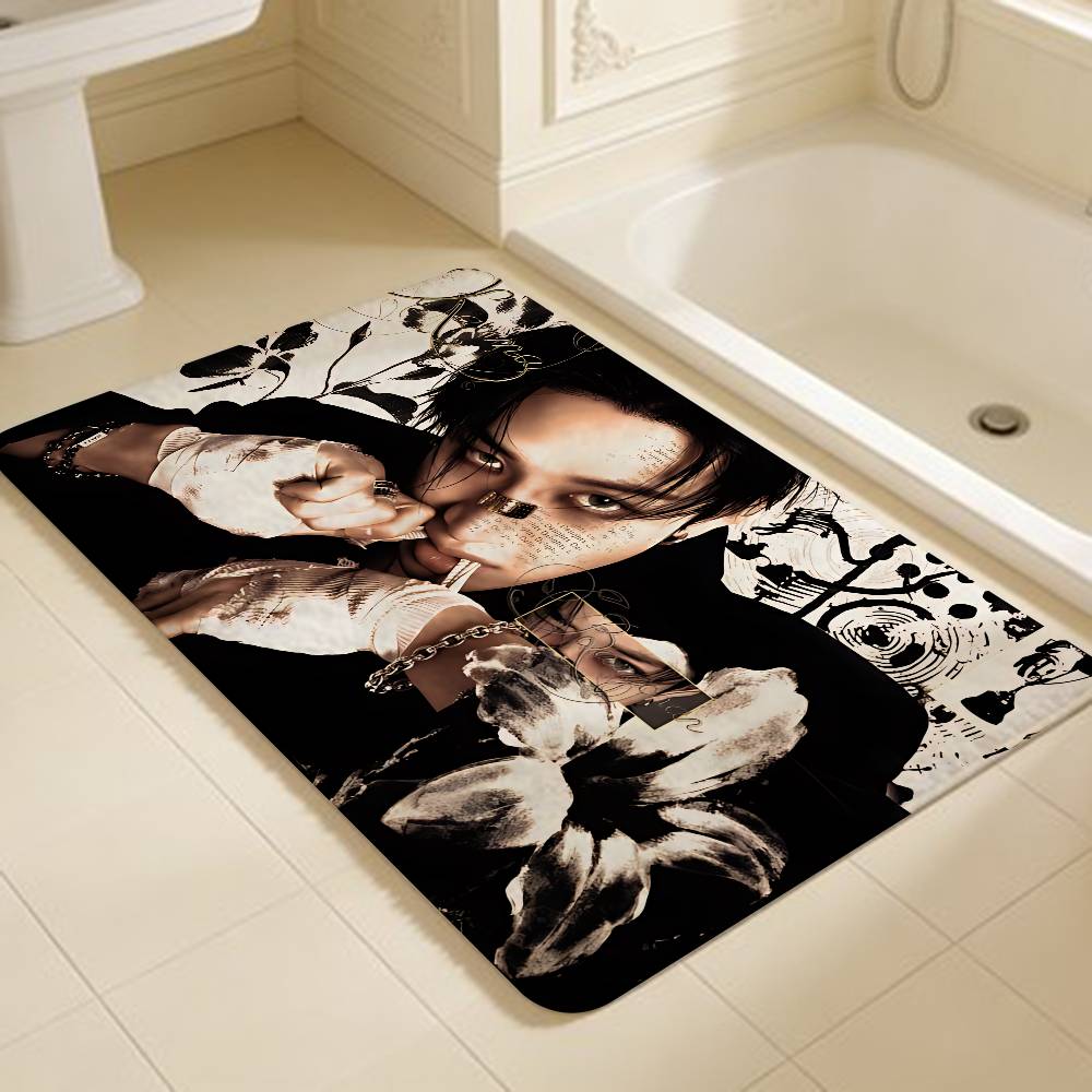 S-Stray COOL K-Kids Kpop Hallway Carpet Washable Non-Slip Living Room Sofa Chairs Area Mat Kitchen Doormat Area Rug