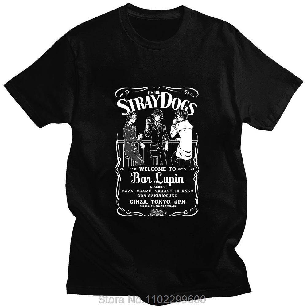 

Bungou Stray Dogs Japanese Anime Tshirt Dazai Osamu Classic Friends Party T Shirt Summer Cotton Casual Men T-Shirt Streetwear... S разноцветный