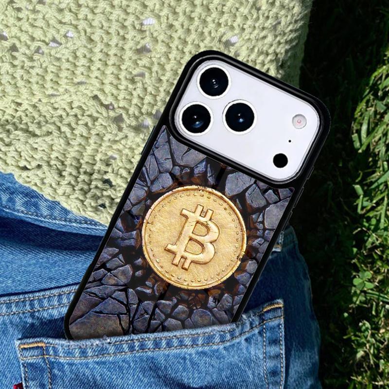 Bitcoin BTC Phone Case Cover for IPhone 11 12 13 14 15 16e 17 Pro Max Coque for IPhone 17 Air