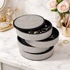 Rotatable Rotating Jewelry Storage Box Sparkling Earring Display Holder  Vanity Table