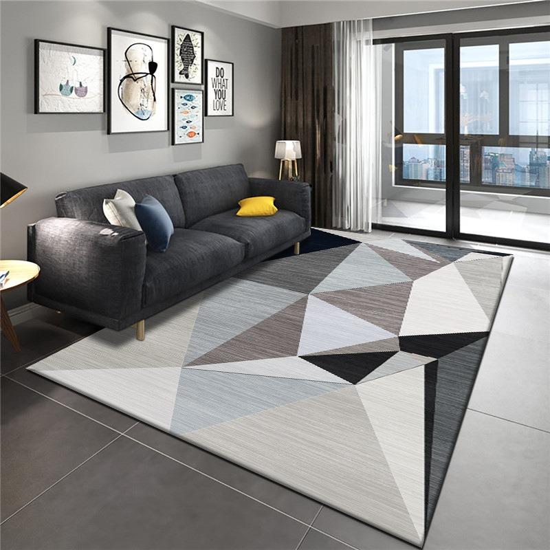 Minimalist Style Rug Luxurious Non-Slip Living Room Carpet Sofa Mat Bedroom Floor Covering Traditional Home Decor Mat Fashion