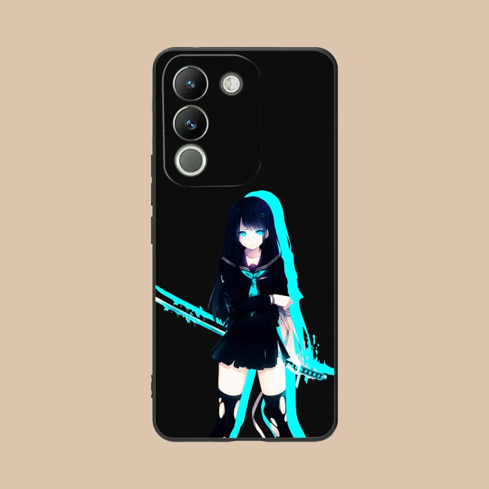 Anime Girl Mobile Phone Case for VIVO V60 V50 V40 V30 V29 V27 V25 V23 Pro Lite 5G Colorful Printing Cover Luxury Cover